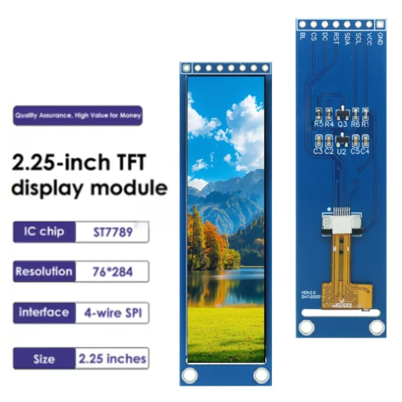 2,25 Zoll IPS Vollwinkel TFT Display Bildschirm LCD Bildschirm Farbe – Bild 2