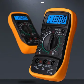 Digitales Multimeter, tragbares, hochpräzises Digitalanzeige-Multimeter mit Hintergrundbeleuchtung