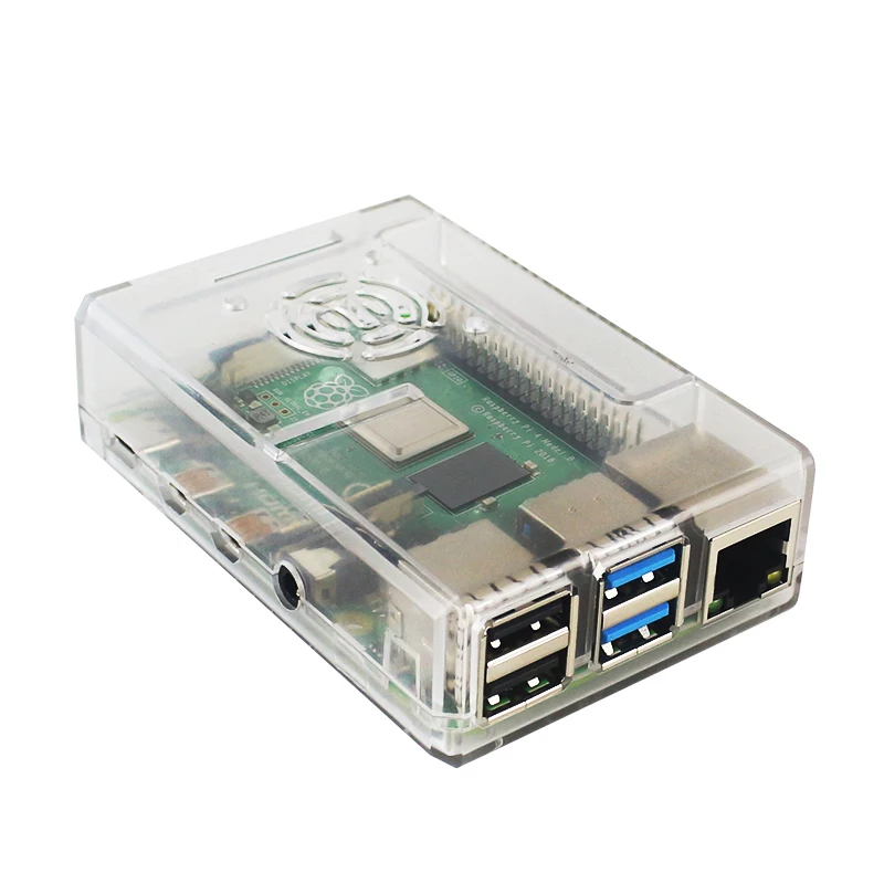 Raspberry Pi ABS-Gehäuse Schwarze Kunststoffhülle Abnehmbare GPIO-Abdeckung Optional Mit Kühlventilator