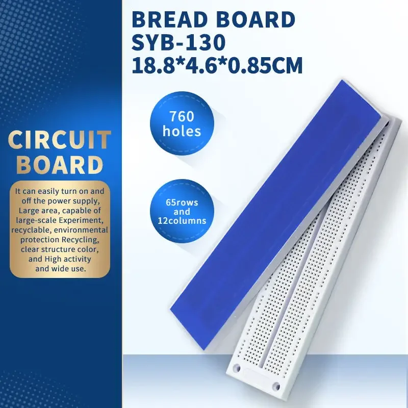 830 Punkte Breadboard Kit MB-102 SYB-120 SYB-130 Elektronik Breadboard Solderless PCB Test Bread board Kit