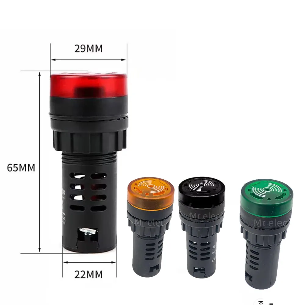 Summer AD16-22SM Intermittierender beleuchteter LED-Blitz, Ton, Licht – Bild 4