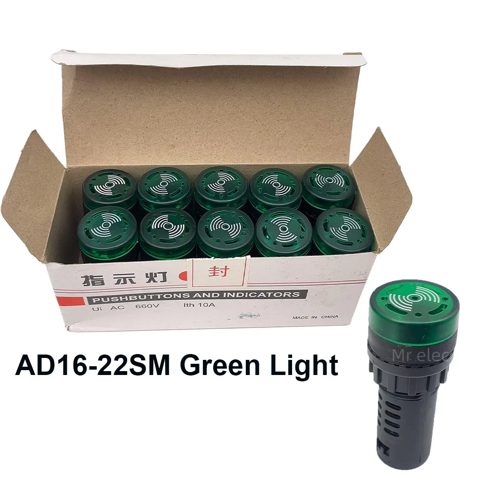 Summer AD16-22SM Intermittierender beleuchteter LED-Blitz, Ton, Licht – Bild 3