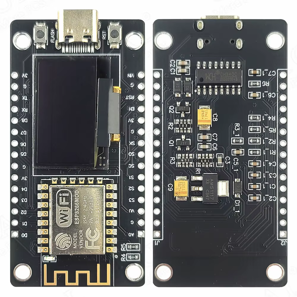 Esp8266 ESP-12F wifi modul mit 0,96 zoll oled display nodemcu internet der sachen TYPE-C usb ch340c serial