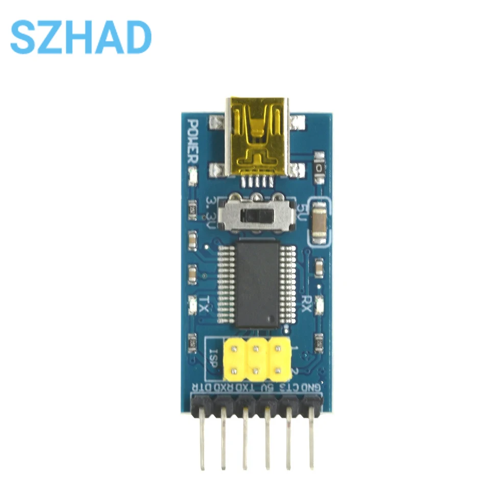 FT232RL FTDI USB 3,3 V 5,5 V zu TTL Serielles Adaptermodul FT232 Mini – Bild 5