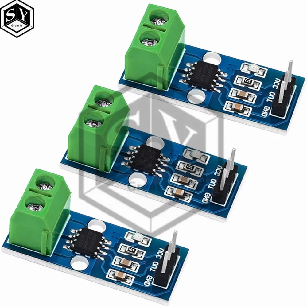 ACS712 / ACS724 5A/20A/30A ACS724TLLCR Hall-Stromsensor-Modul – Bild 3