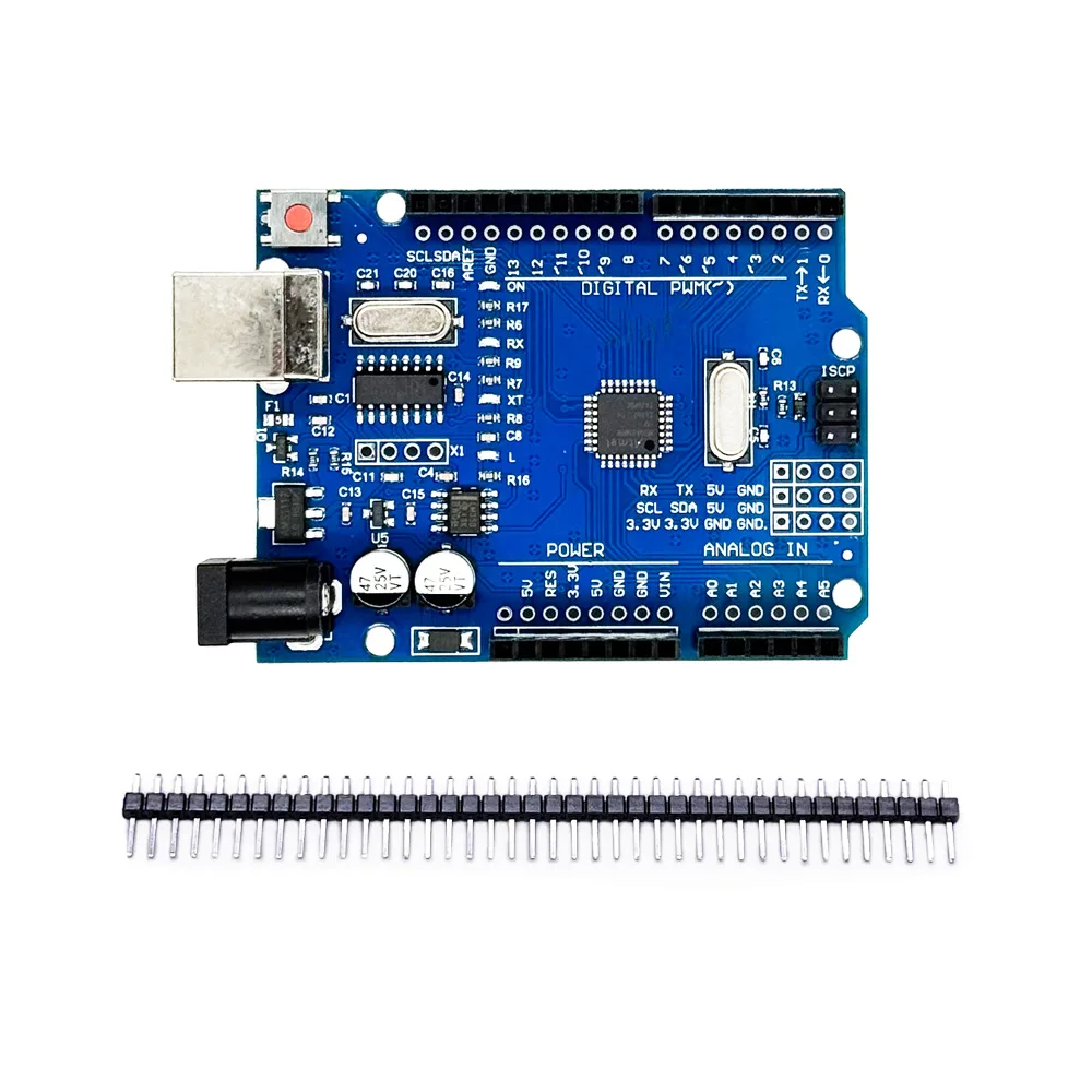 Elektronisches Modul für Arduino UNO R3 Box ATMEGA16U2+MEGA328P Chip R3 Entwicklungsboard + USB-Kabel
