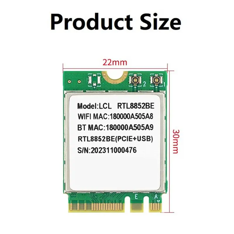 Orange Pi 5 Plus Wireless-Netzwerkkarte, WLAN-6-Modul für Opi5 Plus – Bild 6
