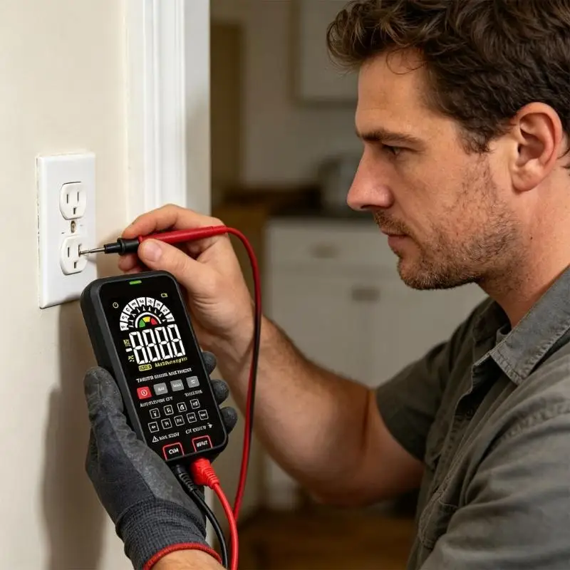 Digitales Multimeter, elektrisches Messgerät für Haushalte – Bild 4
