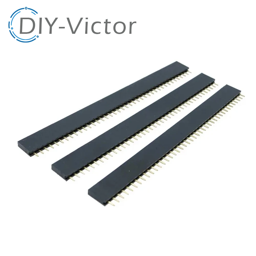 10 pairs 40 pin 1x40 einreihig männlich und weiblich 2,54 (20 Stück) – Bild 6