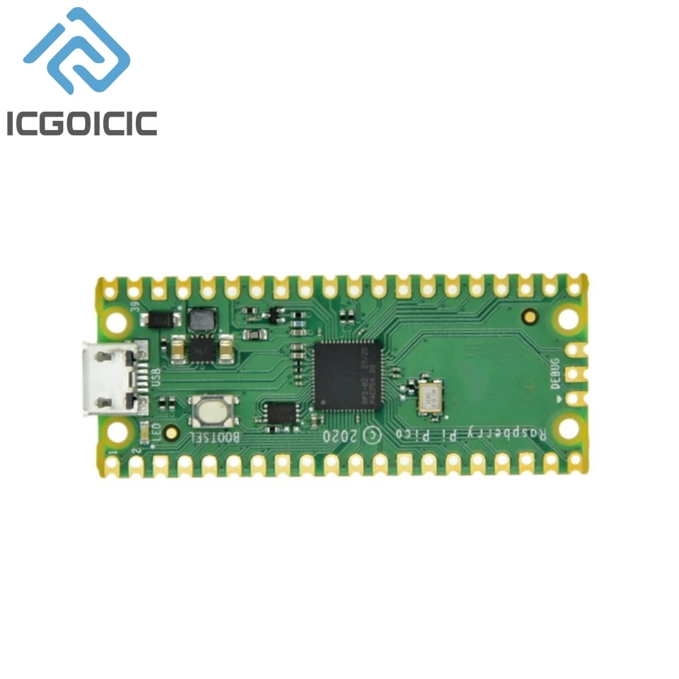 Raspberry Pi Pico W mit kabellosem WiFi-Entwicklungsboard, Pico oder Pico H mit Pin-Header, unterstützt