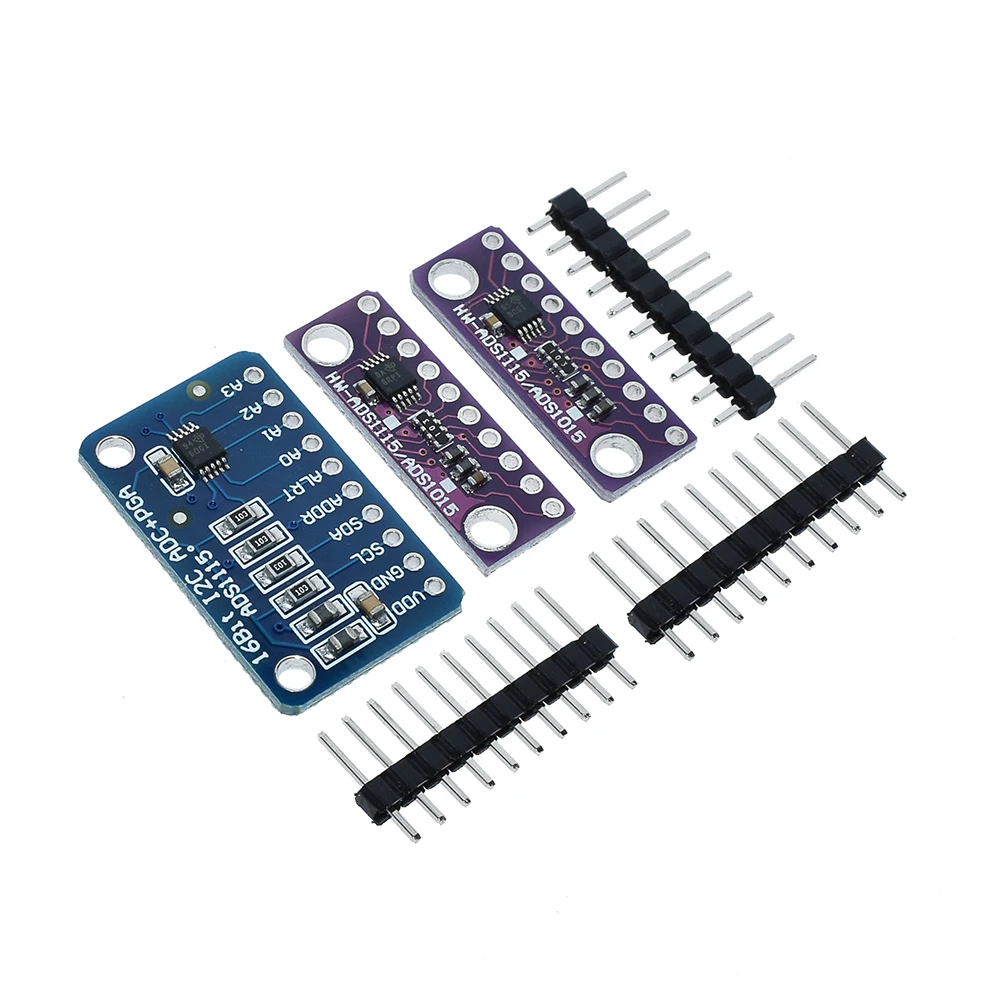16 Bit I2C ADS1115 ADS1015 Modul ADC 4 Kanal mit Pro Gain Verstärker – Bild 4