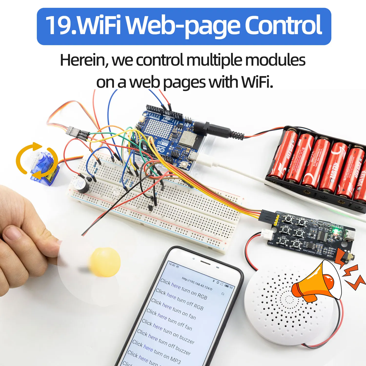 Kidsbits Smart IOT Living Learning Kit + 60 Projekte für Arduino UNO – Bild 5