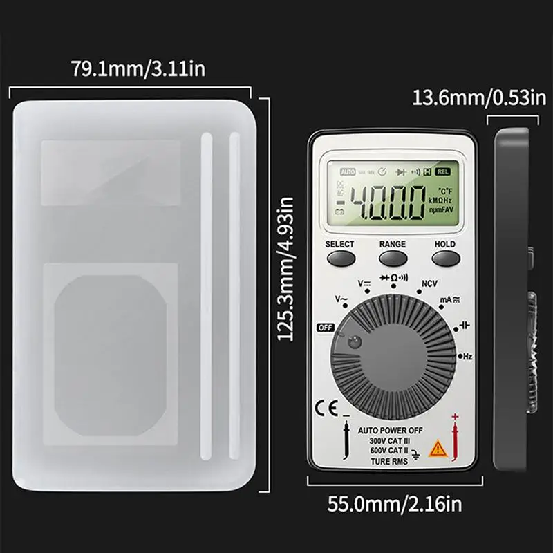 Mini Digital-Multimeter 4000-Ziffern T-RMS AC/DC NCV – Bild 6