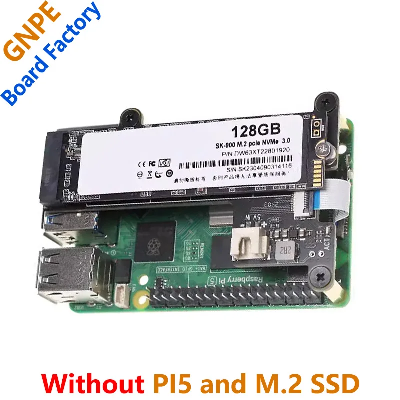 Raspberry Pi 5 PCIE M.2 NVMe-Protokoll M.2 Solid State Drive – Bild 5