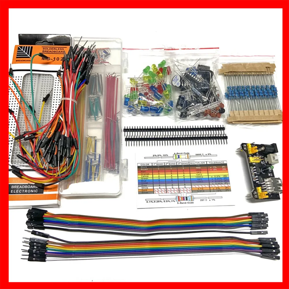 DIY-Projekt-Starter-Kit für Arduino UNO mit 830 (830 Stück) – Bild 4