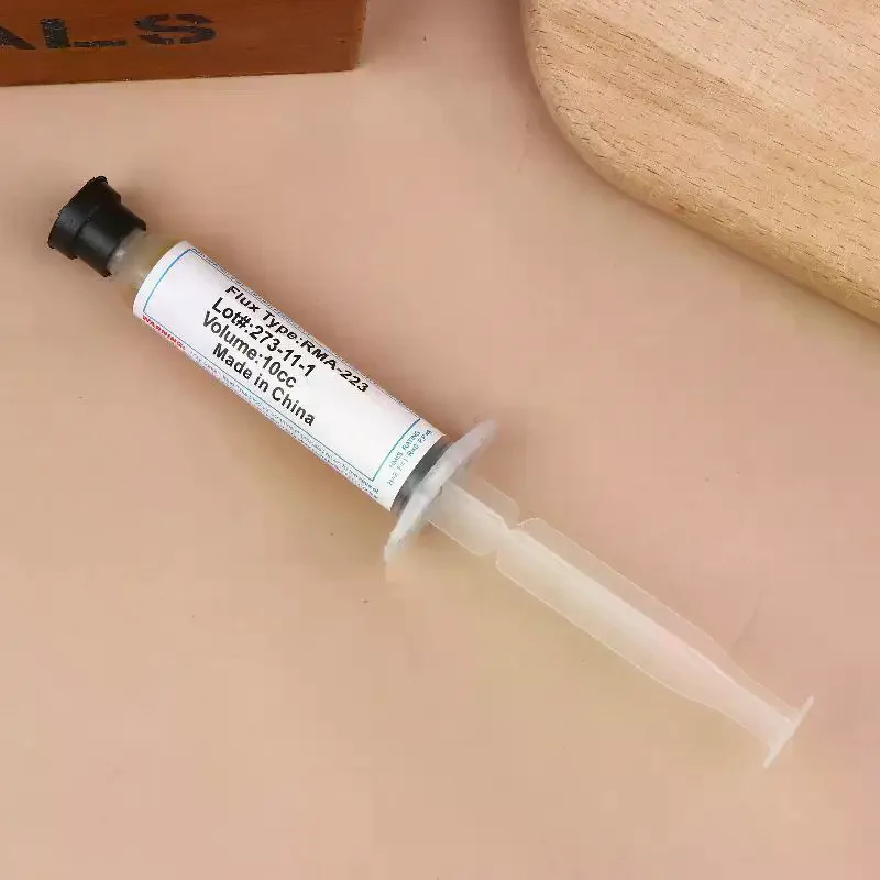 10 ml Flussmittel zum Löten mit flexibler Spitze, Spritze, Lötpaste – Bild 4