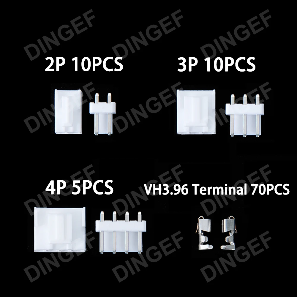 Schachtel JST VH3.96 Pin Header Stecker 2/3/4 Pin JST VH (120 Stück) – Bild 6