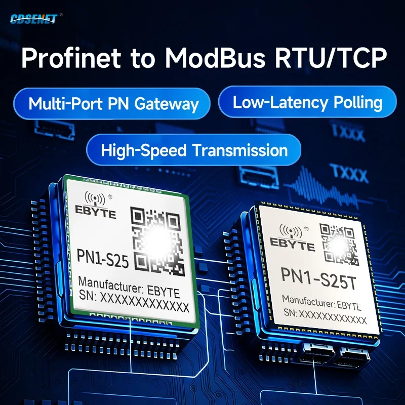 Profinet zu Modbus Gateway-Modul CDSENET PN1-S25 Serie 2 Serielle – Bild 4