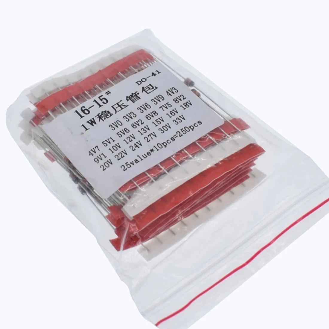BaoBao - 250 Stück 1 W Zener-Dioden-Sortiment-Set 3 V-33 V, 25 Werte – Bild 2