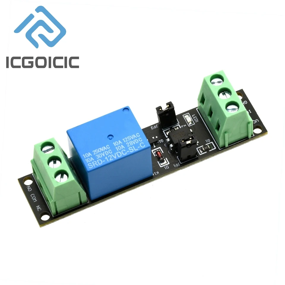 3V/5V/12V/24V 1-Kanal-Relaismodul mit optischer Isolierung - 10A 250V – Bild 4