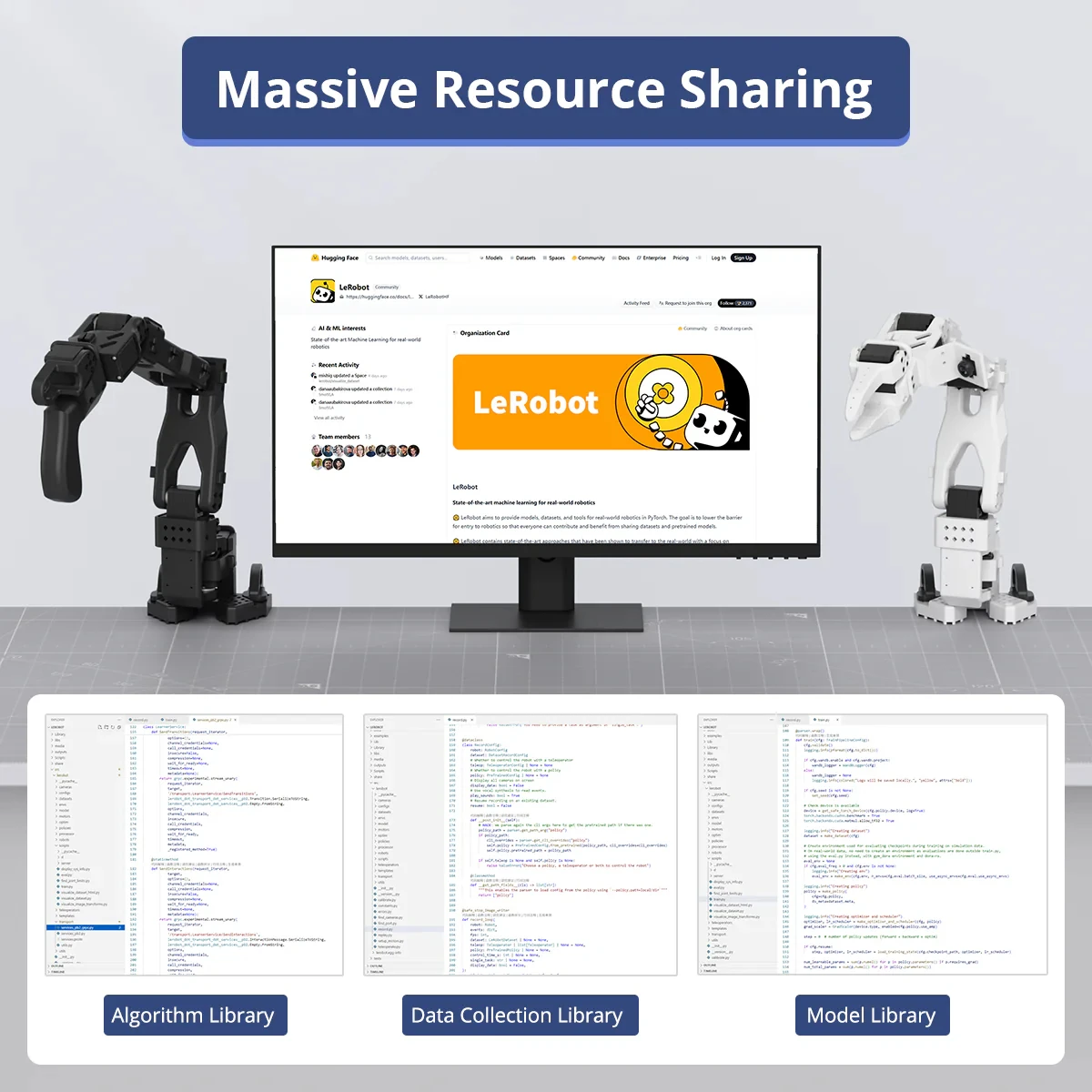 Hiwonder LeRobot SO-ARM101 Open-Source 6-Achsen Roboterarm – Bild 2