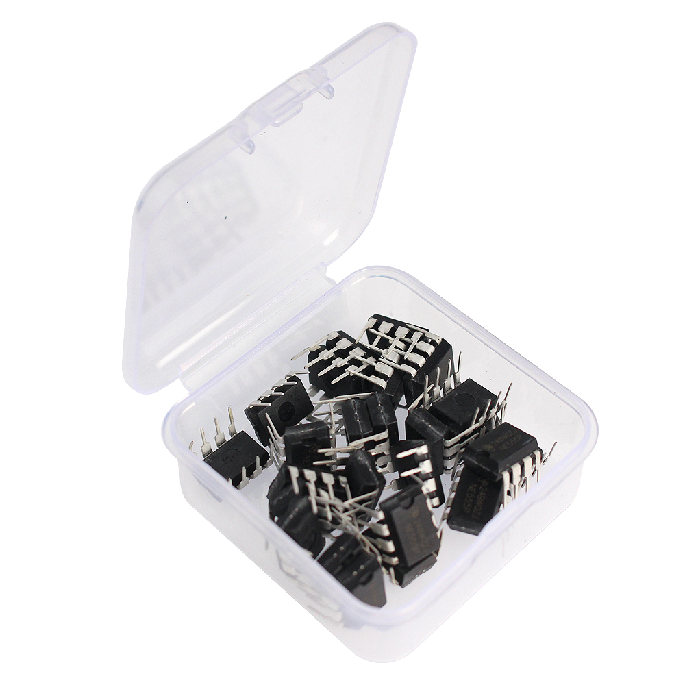Integrierte Schaltkreise NE555 NE555P 555 DIP-8 Timer IC-Chip-Kit – Bild 3