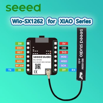 Seeed Wio-SX1262 für XIAO-Serie (XIAO NRF52840/XIAO ESP32S3) Leistungsstarkes 868MHz LoRa-Modul 915MHz
