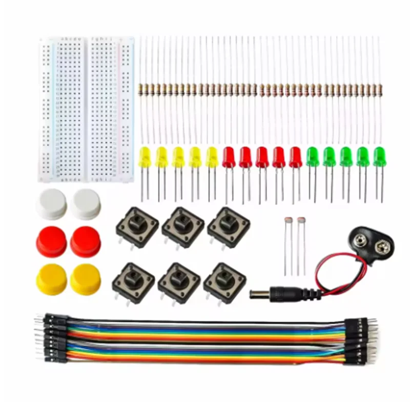 Starter-Kit für UNO R3 Mini-Steckbrett LED Jumper-Kabel Tasten für Arduino DIY-Kit Schulbildung Labor