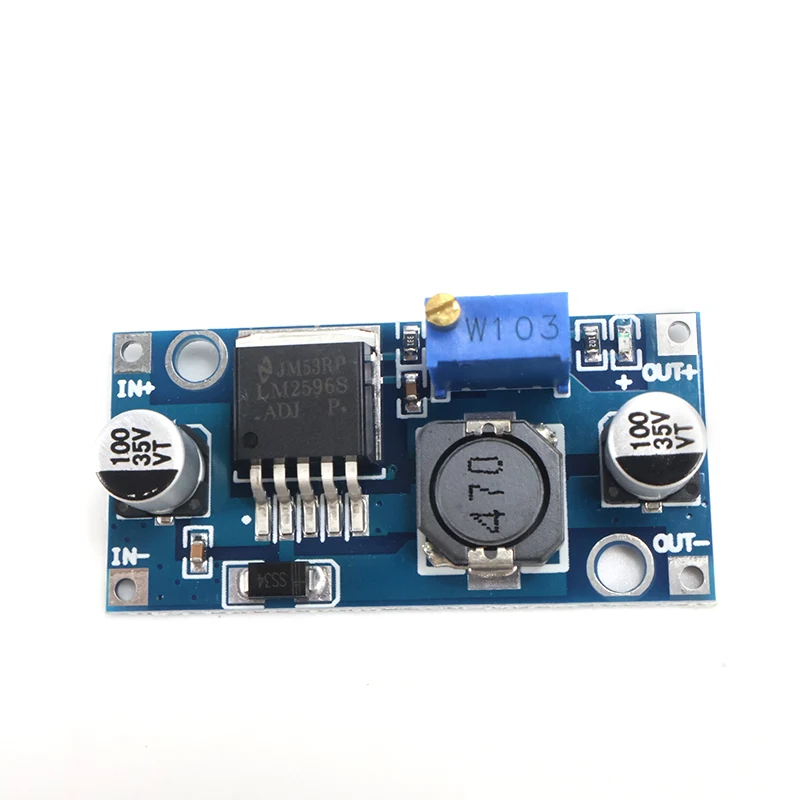 LM2596S DC-DC Buck Converter Step Down Netzteilmodul, einstellbar 1,25 V-35 V 3 A max., Spannungsreglermodul