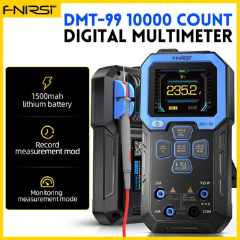 FNIRSI DMT-99 Digitalmultimeter 9999 Zählungen Smart Professional Tester 1000 V 10 A True RMS Auto Range AC DC