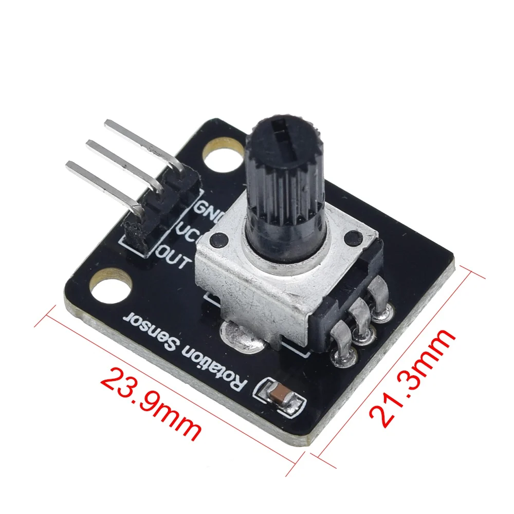 Drehpotentiometer Analoges Knopfmodul für Raspberry Pi Arduino – Bild 2