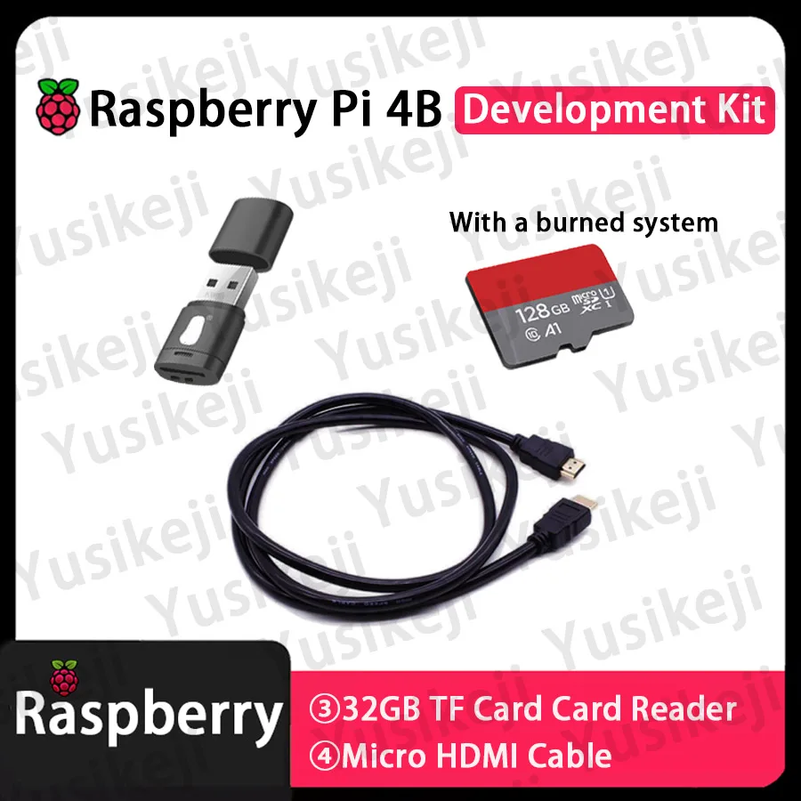 Raspberry Pi 4B Kit Starter Kit Development Kit – Bild 3