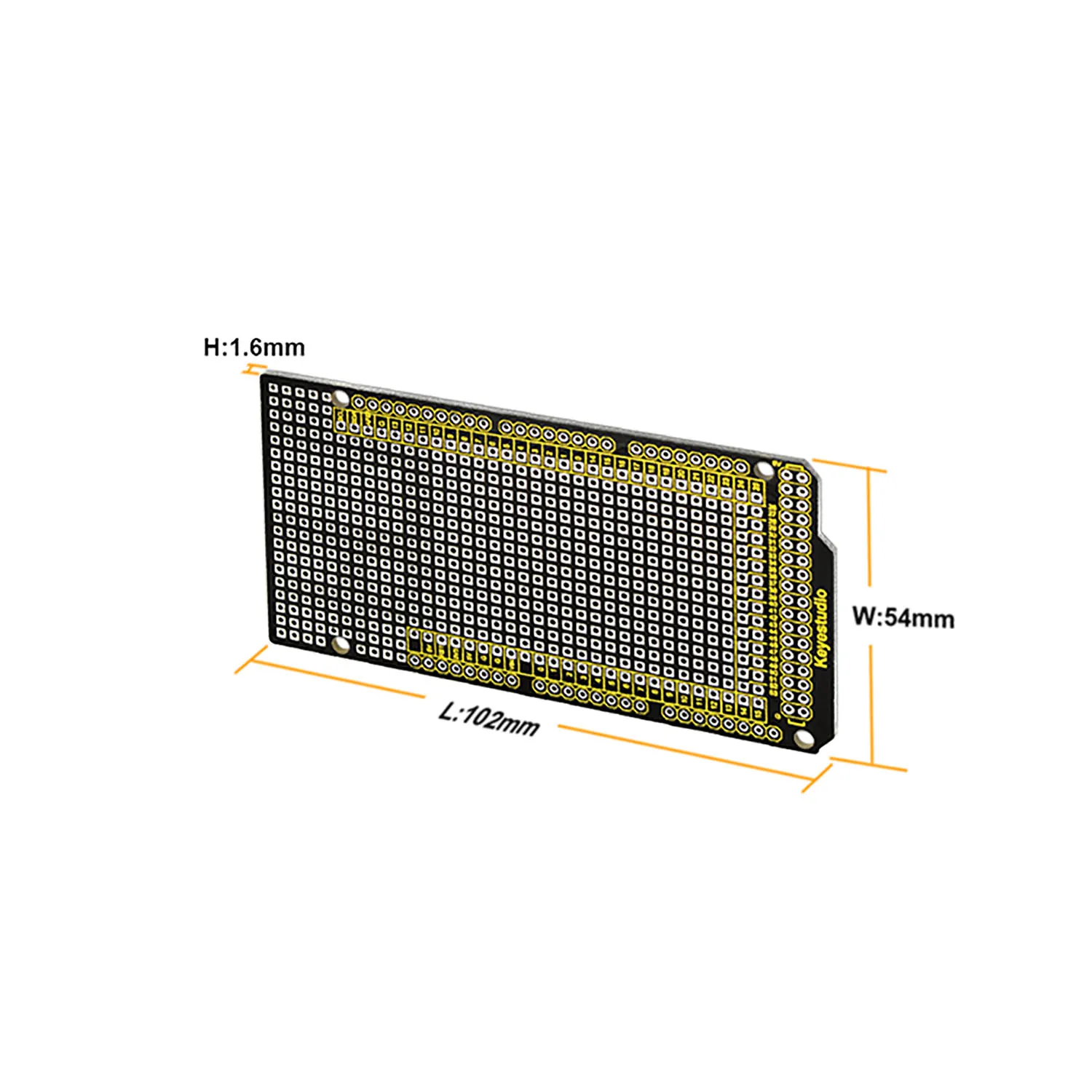 Keyestudio10pcs Prototyp PCB-Löt platte für Arduino Uno R3/Mega 2560 – Bild 4