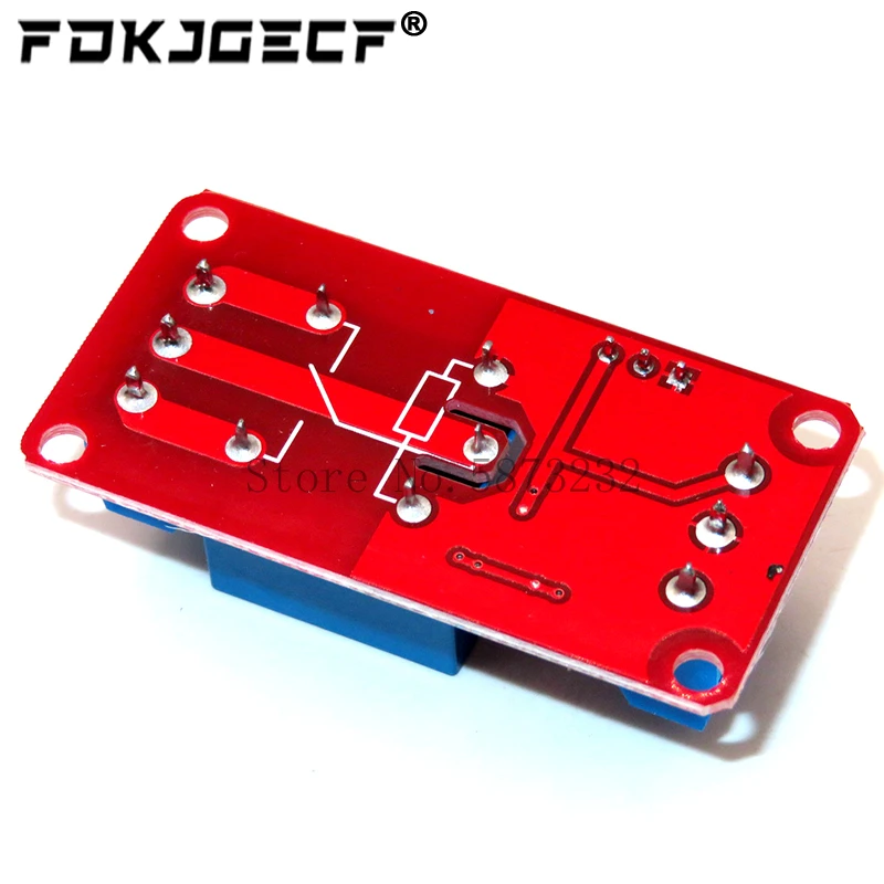 5V 12V 24V Eine 1 Kanal Relais Modul Board Schild mit optokoppler – Bild 2