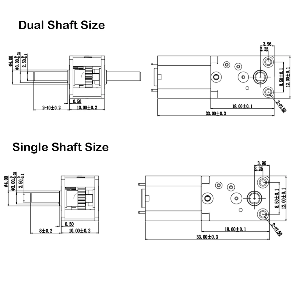 N20 Alle Metall Getriebe Motor DC 3V-12V 4RPM-381RPM Langsam – Bild 4