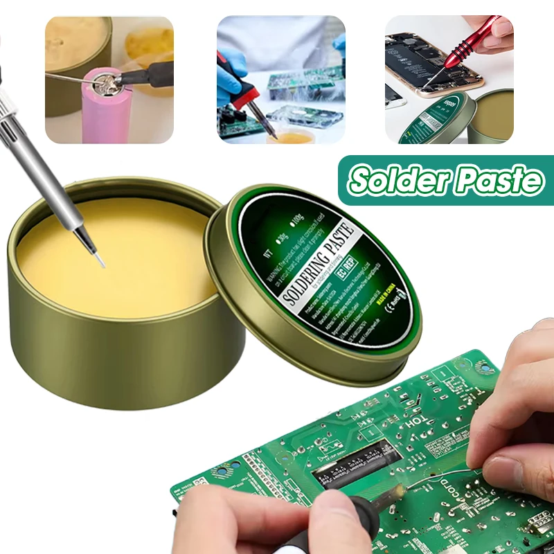 Lötpaste Flussmittel 100g/500g/30g Harzpaste Lötfüllstoff für die Reparatur von elektronischen Leiterplatten