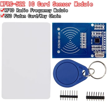 MFRC-522 RC522 RFID-RF-Kartensormodul zum Senden der S50 Fudan-Karte, Schlüsselanhängeruhr nmd Raspberry Pi
