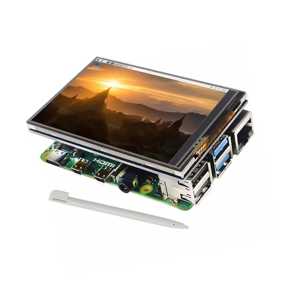 Raspberry Pi 5/4B/3B+ 3,5-Zoll-Touchscreen-Display - 60 Hz IPS-LCD – Bild 5