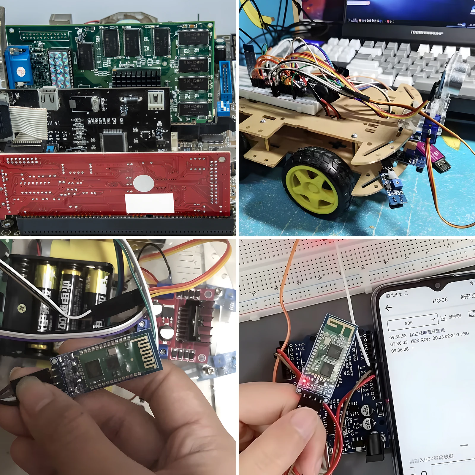Hc 05 bluetooth modulerf drahtloses bluetooth transceiver slave modul – Bild 6