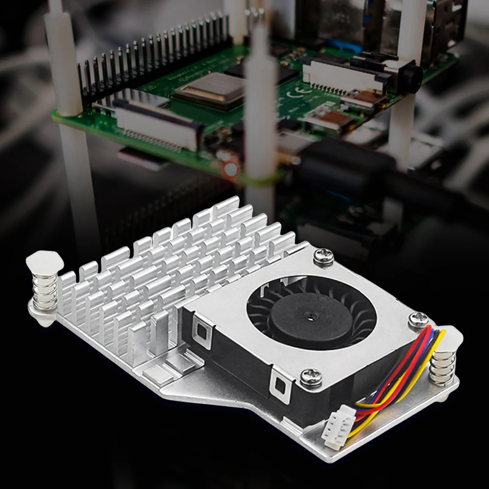 Raspberry Pi 5, aktiver Kühler, Metall-Kühlkörper, Kühler – Bild 2