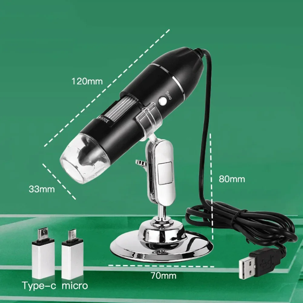 USB elektronisches Mikroskop mit Ständer tragbares elektronisches – Bild 6