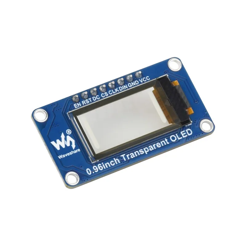 0,96 Zoll Transparentes OLED-Displaymodul 128 × 64 Auflösung SPI/I2C-Schnittstelle SSD1312 Treiber-IC