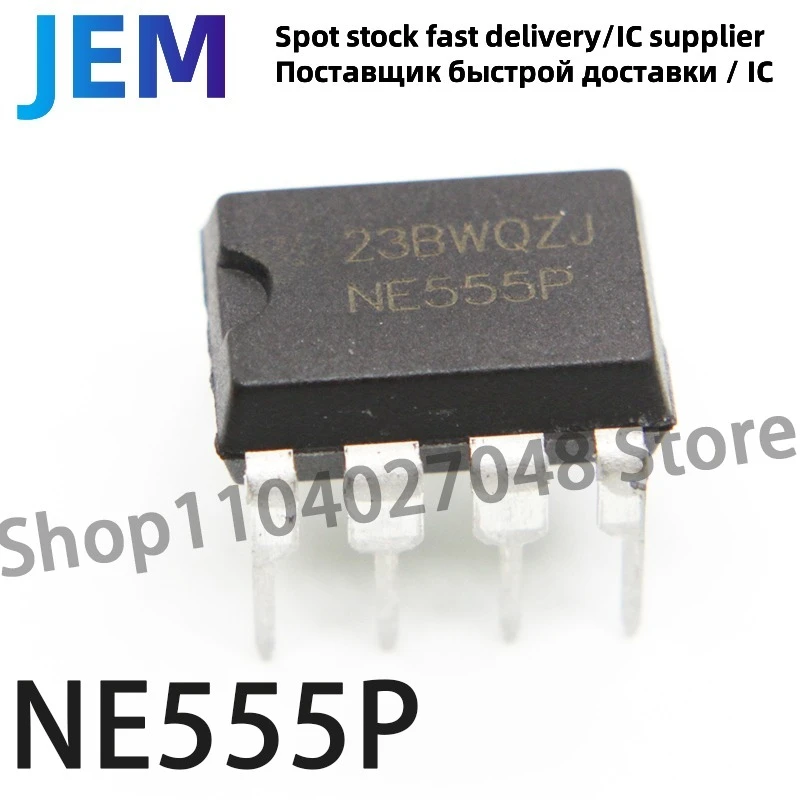 NE555 NE555N NE555P DIP8 Einzel-Hochpräzisions-Timer (10 Stück)