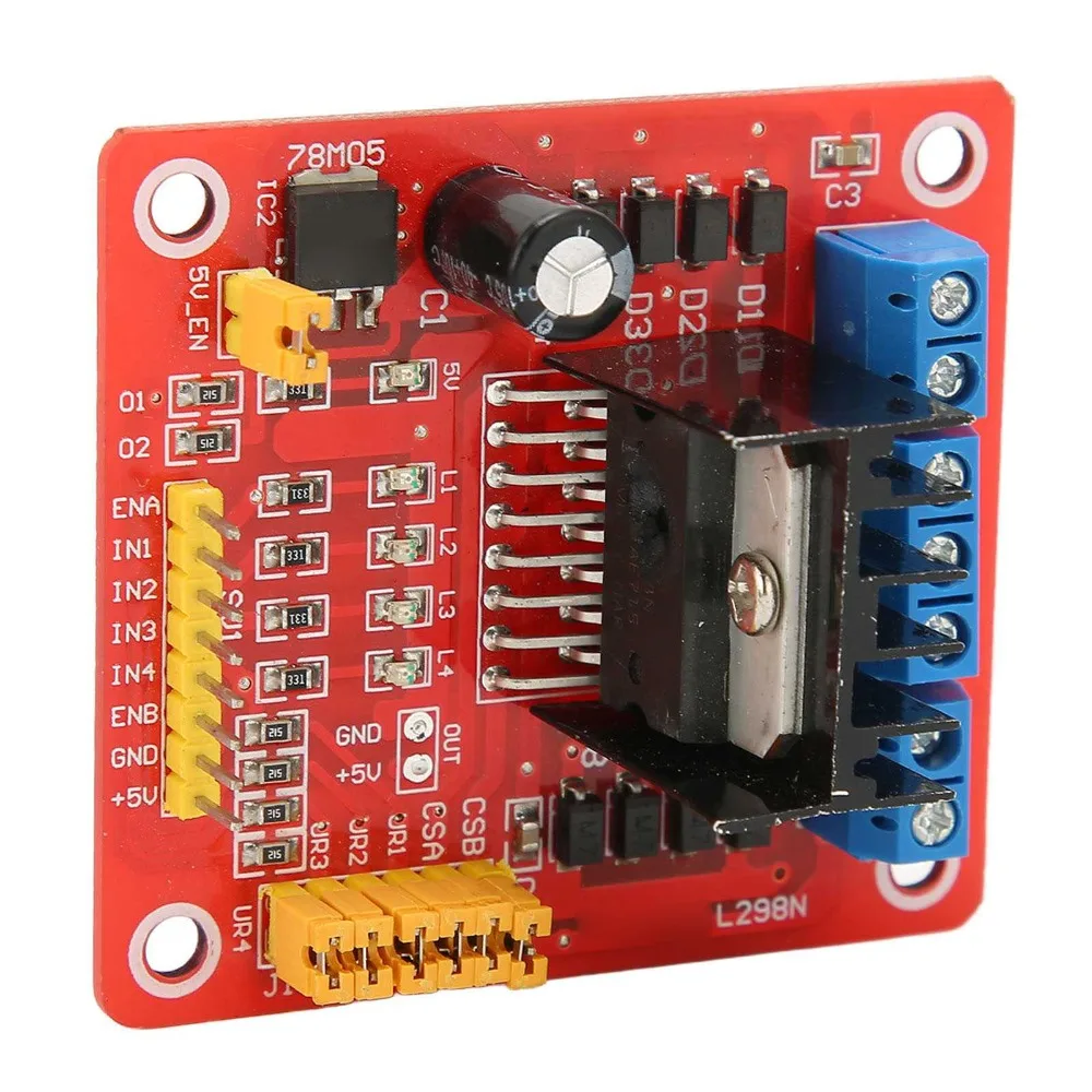 L298N Schrittmotor-Treibermodul 5V-35V 2A DC-Motorsteuerplatine – Bild 4