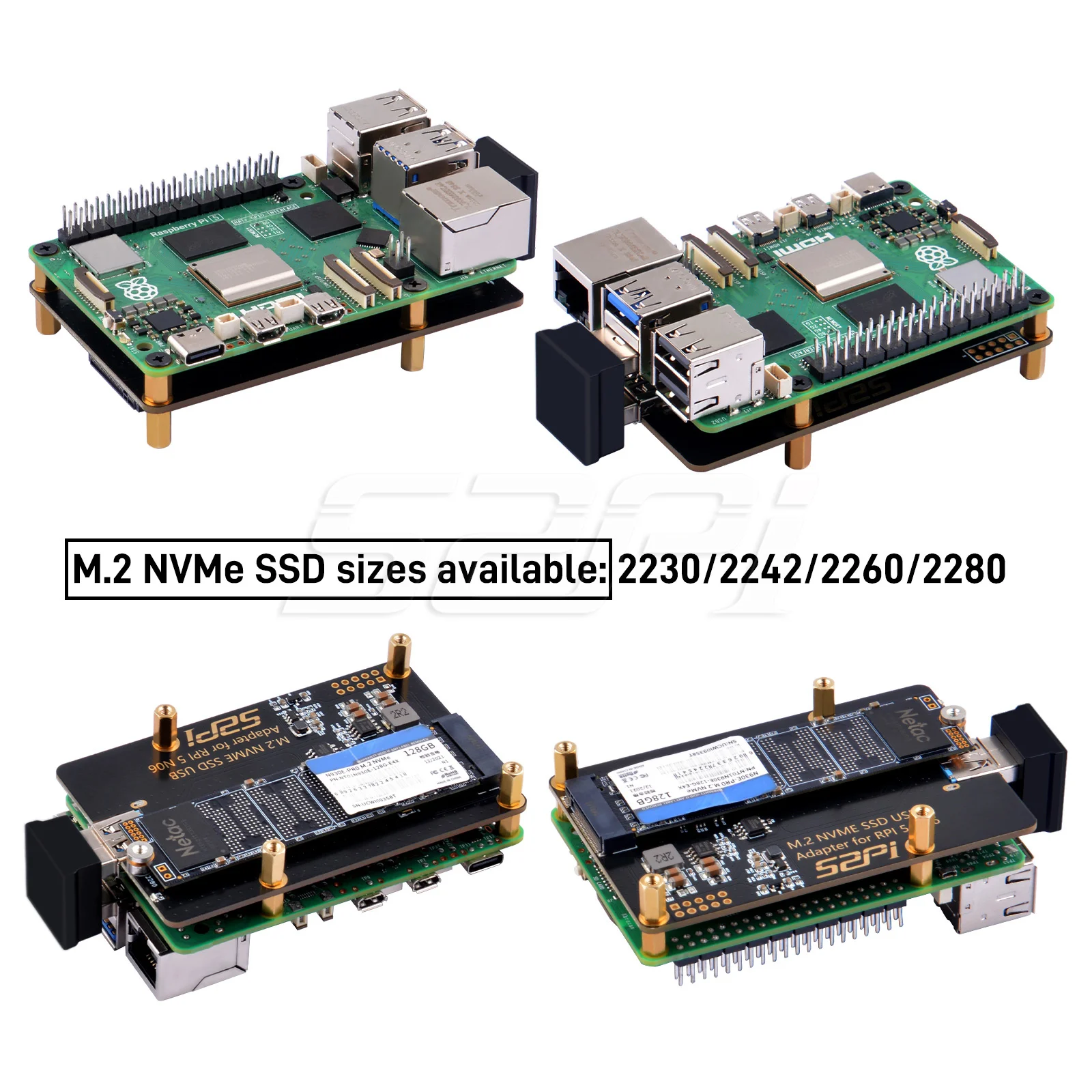 52Pi N06 M.2 NVME SSD USB-Adapter für Raspberry Pi 5 – Bild 4