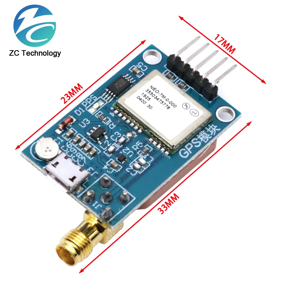 NEO-6M micro usb gps modul, NEO-7M, satelliten position ierung, 51 – Bild 4