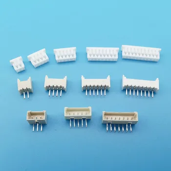JST 1,25mm Pitch 2/3/4/5/6/7/8/9/10Pin Männlich Weiblich Stecker Horizontale Gerade Pin Header (50 Stück)