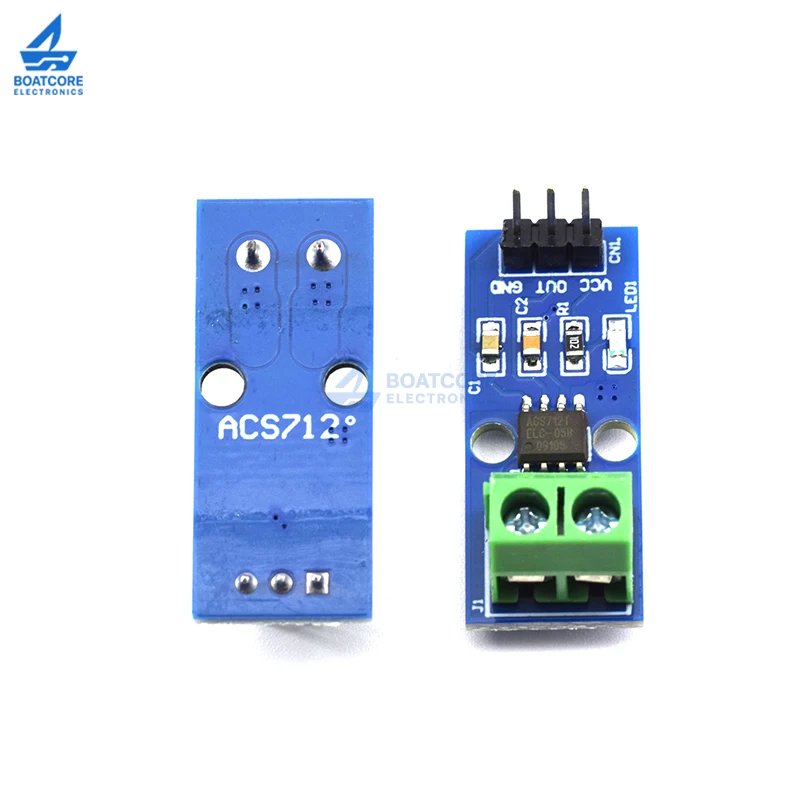 ACS712 5A 20A 30A Hall-Effekt-Stromsensor-Modul AC DC Strommessplatine – Bild 2