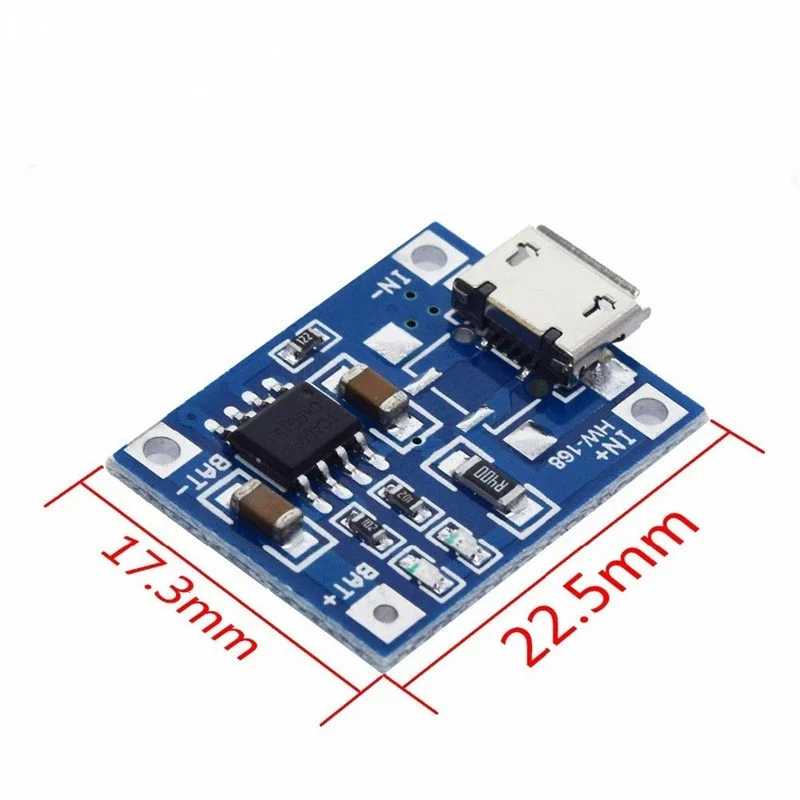 Micro/Typ-c USB 5V 1A 18650 TP4056 Lithium-Batterie (50 Stück) – Bild 3