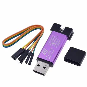 ST LINK Stlink ST-Link V2 Mini STM8 STM32 Simulator Download Programmierer Programmierung Mit Abdeckung DuPont